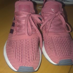 Pink sneakers
